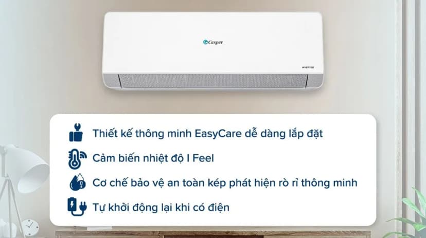 Máy lạnh 2 chiều Casper Inverter 2 HP QH-18IU36A - Giá rẻ nhất hôm nay - Ảnh 4