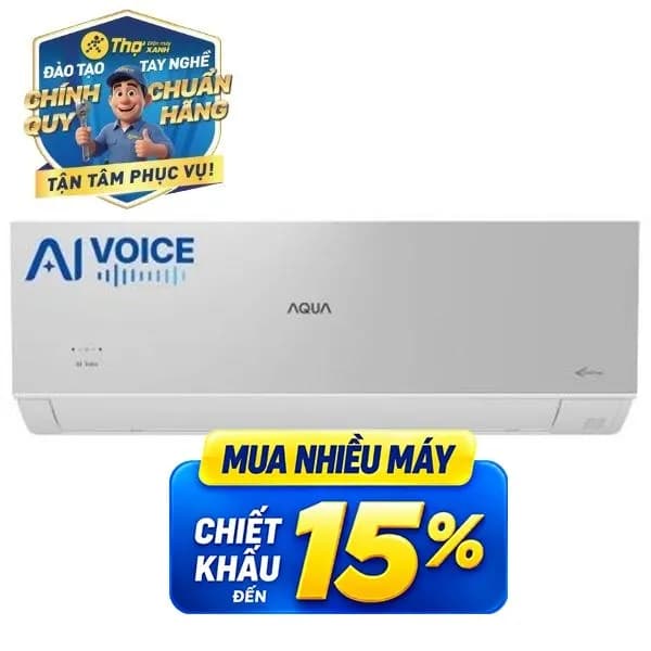 Máy lạnh Aqua Inverter 1.5 HP AQA-RUV13VS - Giá rẻ nhất hôm nay - Ảnh 1