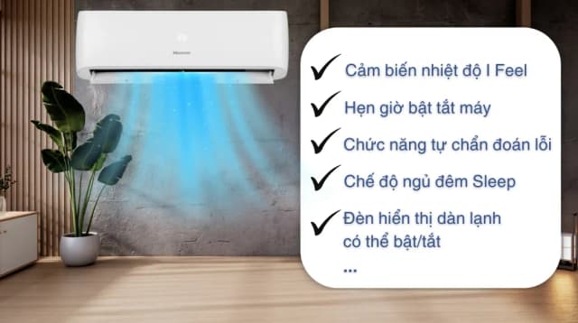 So sánh giá Máy lạnh Hisense Inverter 2 HP AS-18TR4RWSCA00 rẻ nhất? - Ảnh 8