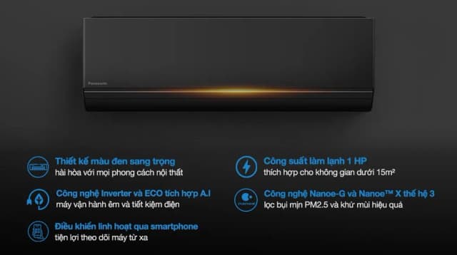So sánh giá Máy lạnh Panasonic Inverter 1 HP CU/CS-AU9BKH-8 rẻ nhất? - Ảnh 10