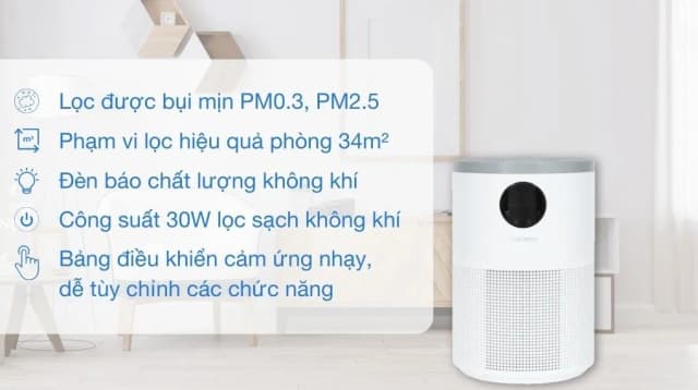 So sánh giá Máy lọc không khí Cuckoo CAC-AF1110FW/WHCKV 30W rẻ nhất? - Ảnh 5