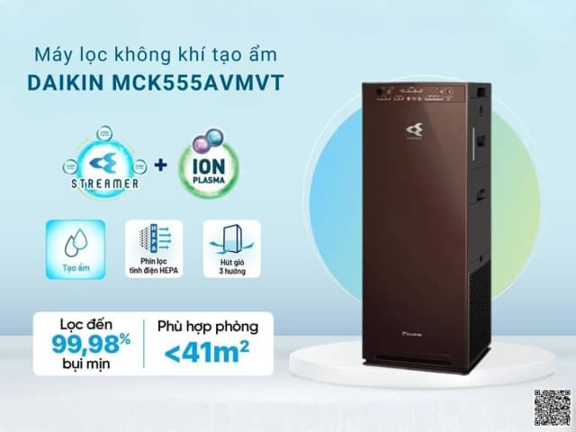 So sánh giá Máy lọc không khí Daikin MCK555AVMVT 58W rẻ nhất? - Ảnh 10