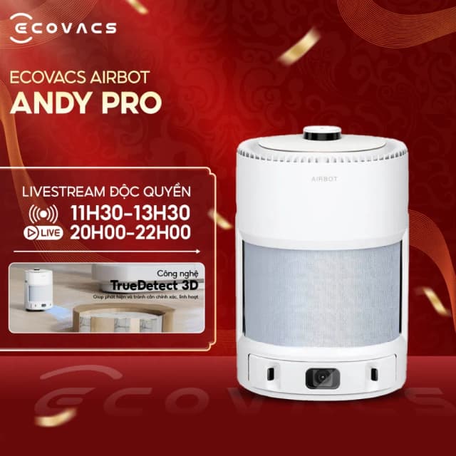 So sánh giá Máy lọc không khí ECOVACS AIRBOT ANDY PRO 70W rẻ nhất? - Ảnh 15
