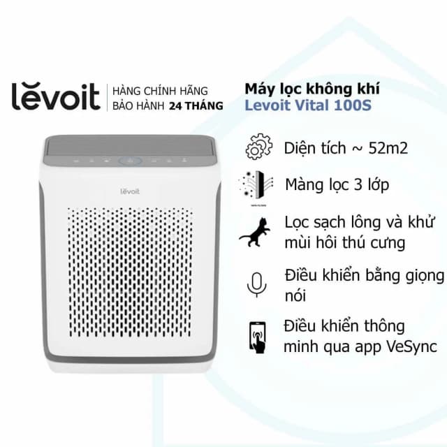 Top 1 so sánh giá Máy lọc không khí Levoit Vital 100s 32W - Tìm sản phẩm giá rẻ nhất - Ảnh 2