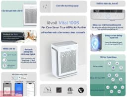 So sánh giá Máy lọc không khí Levoit Vital 100s 32W - Tìm sản phẩm giá rẻ nhất - Ảnh 13