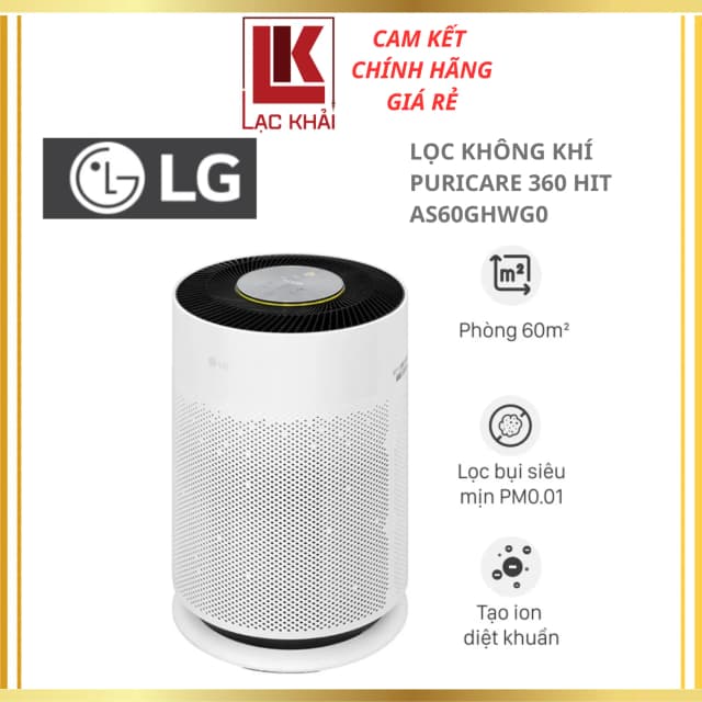 Top 1 so sánh giá Máy lọc không khí LG PuriCare 360 Hit AS60GHWG0 41W - Tìm sản phẩm giá rẻ nhất - Ảnh 12