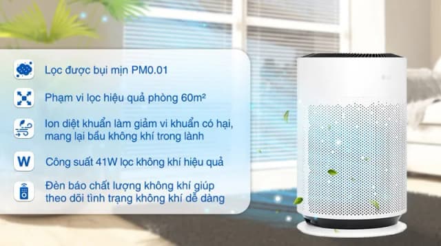 Top 1 so sánh giá Máy lọc không khí LG PuriCare 360 Hit AS60GHWG0 41W - Tìm sản phẩm giá rẻ nhất - Ảnh 6