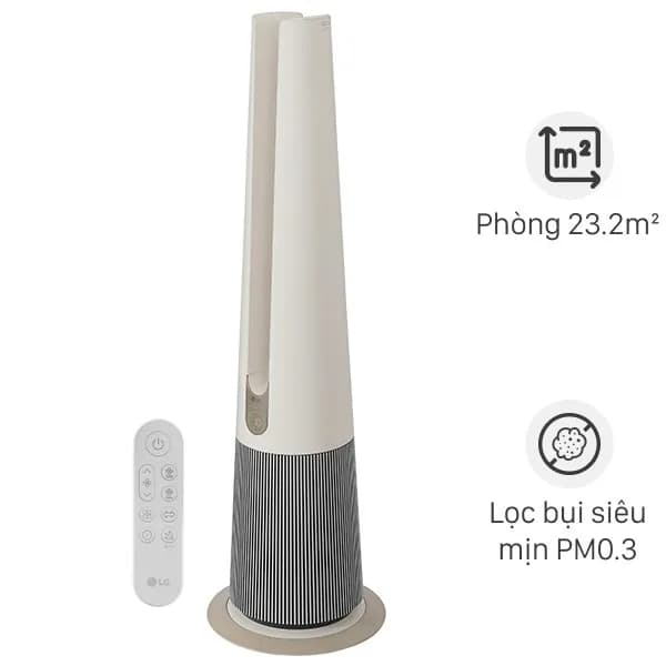 Máy lọc không khí kết hợp sưởi LG PuriCare AeroTower FS15GPCJ0.ABAE 40W - Ảnh 1