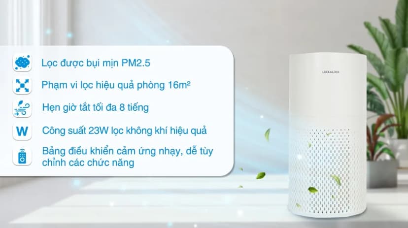 So sánh giá Máy lọc không khí Lock&Lock ENP124WHT 50W - Tìm sản phẩm giá rẻ nhất - Ảnh 14