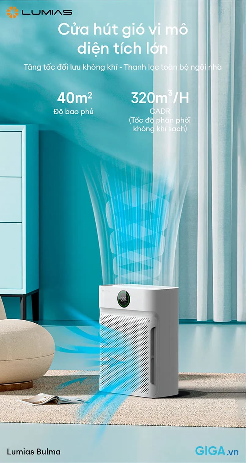 So sánh giá Máy lọc không khí Lumias Bulma Max 30W - Tìm sản phẩm giá rẻ nhất - Ảnh 8