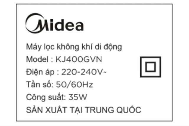 Top 1 so sánh giá Máy lọc không khí Midea KJ400GVN 35W - Tìm sản phẩm giá rẻ nhất - Ảnh 2