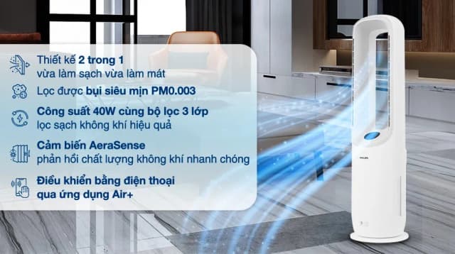 Top 1 so sánh giá Máy lọc không khí Philips AMF765/30 40W - Tìm sản phẩm giá rẻ nhất - Ảnh 2