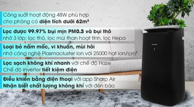 Top 1 so sánh giá Máy lọc không khí Sharp FP-J80EV-H 48W - Tìm sản phẩm giá rẻ nhất - Ảnh 7
