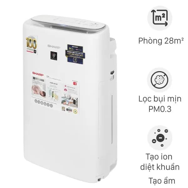Máy lọc không khí tạo ẩm Sharp KI-N40V-W 29W - Ảnh 4