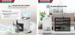 So sánh giá Máy lọc không khí Sunhouse SHD-AP9712 32W - Tìm sản phẩm giá rẻ nhất - Ảnh 7