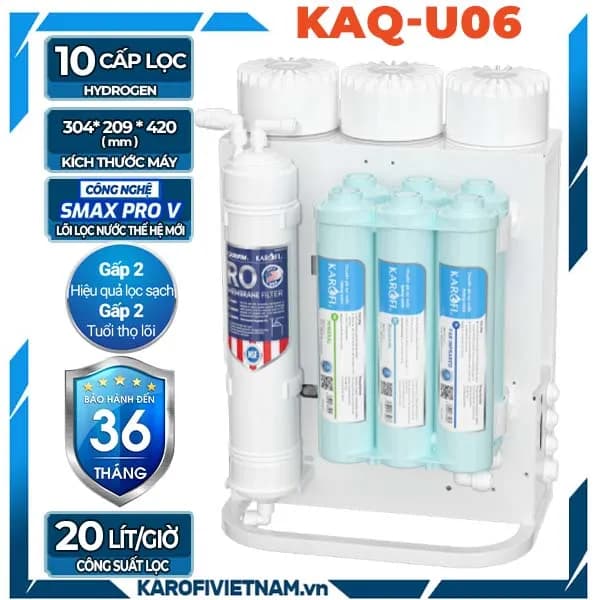 So sánh giá Máy lọc nước RO Karofi KAQ-U06 10 lõi rẻ nhất? - Ảnh 3