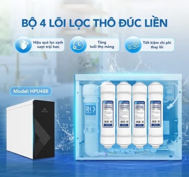 So sánh giá Máy lọc nước RO Hydrogen Hòa Phát HPU488 11 lõi rẻ nhất? - Ảnh 10