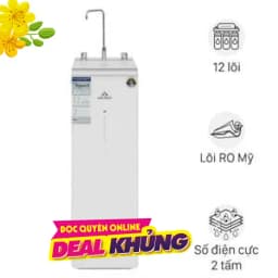Máy lọc nước RO Hydrogen ion kiềm Hòa Phát HPA855 12 lõi