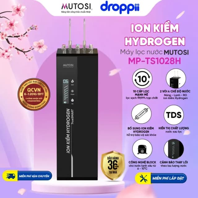 So sánh giá Máy lọc nước RO Hydrogen ion kiềm Mutosi MP-U28H 11 lõi rẻ nhất? - Ảnh 6