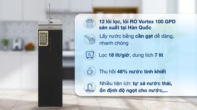 So sánh giá Máy lọc nước RO Hydrogen Kangaroo Sumire KG12HA 12 lõi rẻ nhất? - Ảnh 5