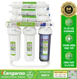 Máy lọc nước RO Hydrogen Kangaroo KGRP10 10 lõi