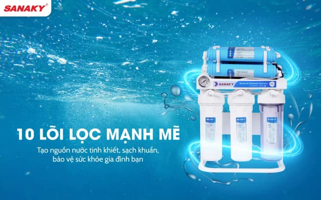 So sánh giá Máy lọc nước RO Hydrogen Sanaky SNK-US1H18 10 lõi rẻ nhất? - Ảnh 12