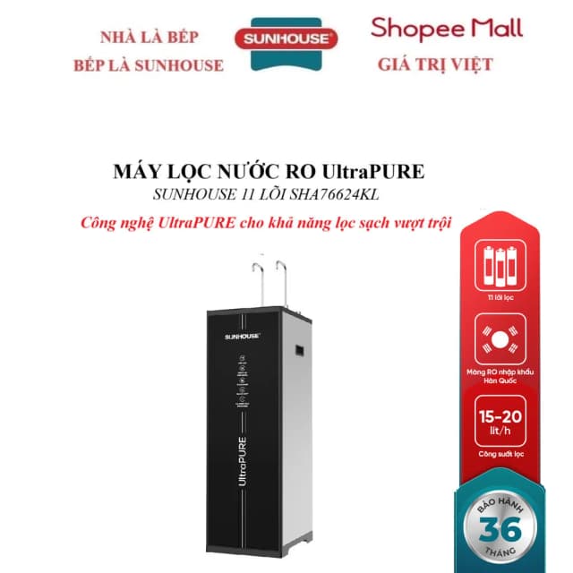 Top 1 so sánh giá Máy lọc nước RO Hydrogen Sunhouse UltraPure SHA8896L 12 lõi - Tìm sản phẩm giá rẻ nhất - Ảnh 14