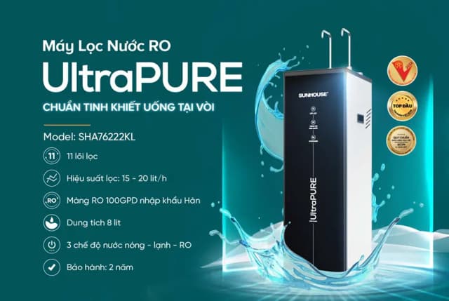 Top 1 so sánh giá Máy lọc nước RO Hydrogen Sunhouse UltraPure SHA8896L 12 lõi - Tìm sản phẩm giá rẻ nhất - Ảnh 9