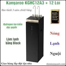 So sánh giá Máy lọc nước RO nóng nguội lạnh Hydrogen ion kiềm Kangaroo Sumire KGHC12A3 12 lõi rẻ nhất? - Ảnh 4
