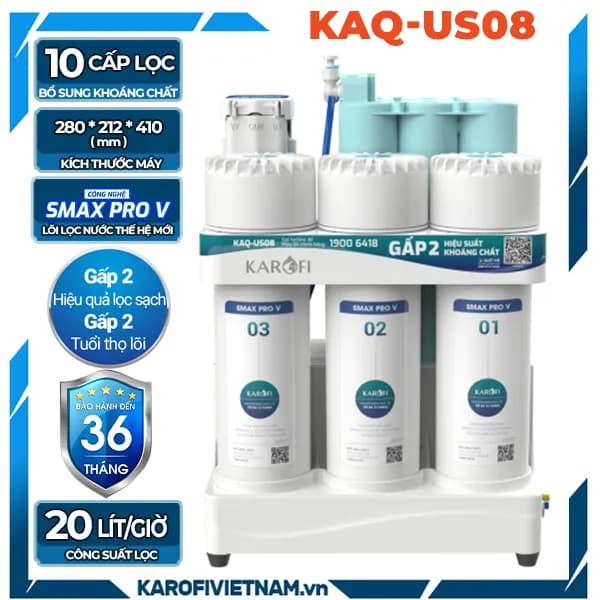 So sánh giá Máy lọc nước RO Karofi KAQ-US08 10 lõi rẻ nhất? - Ảnh 11