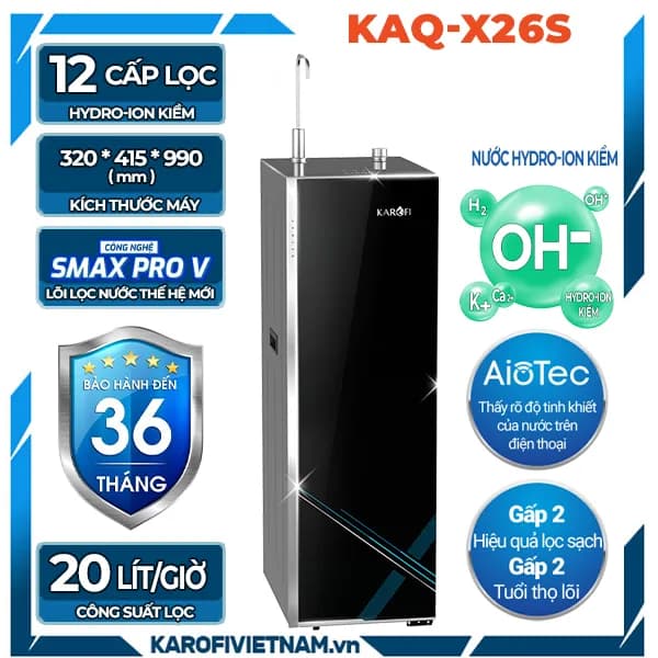 So sánh giá Máy lọc nước RO Hydrogen Karofi KAQ-X26S 12 lõi rẻ nhất? - Ảnh 12