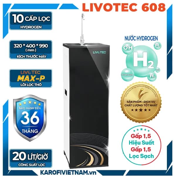 So sánh giá Máy lọc nước RO Hydrogen Livotec 608 10 lõi rẻ nhất? - Ảnh 15