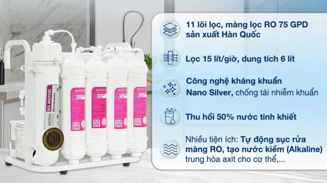 So sánh giá Máy lọc nước RO Mutosi MP-1101 11 lõi rẻ nhất? - Ảnh 2