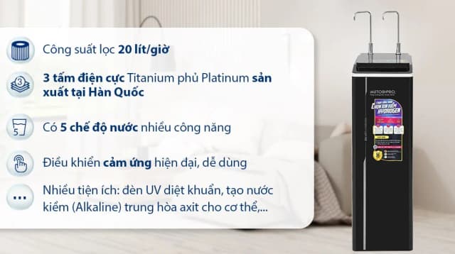 So sánh giá Máy lọc nước RO nóng nguội lạnh Hydrogen ion kiềm Mutosi MP-P89K 9 lõi rẻ nhất? - Ảnh 3