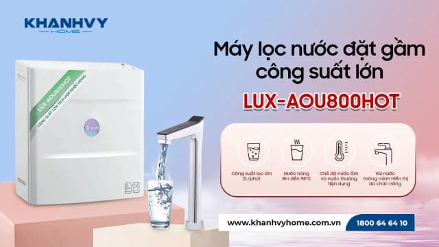 Top 1 so sánh giá Máy lọc nước RO nóng nguội AOSmith LUX-AOU800HOT 2 lõi - Tìm sản phẩm giá rẻ nhất - Ảnh 12