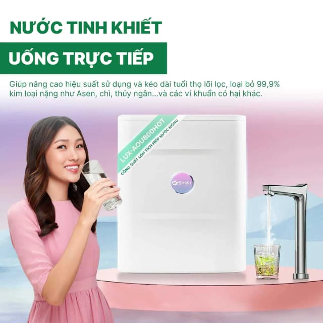 Top 1 so sánh giá Máy lọc nước RO nóng nguội AOSmith LUX-AOU800HOT 2 lõi - Tìm sản phẩm giá rẻ nhất - Ảnh 7