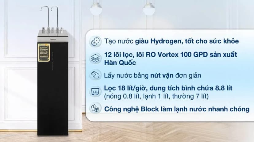 So sánh giá Máy lọc nước RO nóng nguội lạnh Hydrogen Rossi RA-X96D 12 lõi - Tìm sản phẩm giá rẻ nhất - Ảnh 5