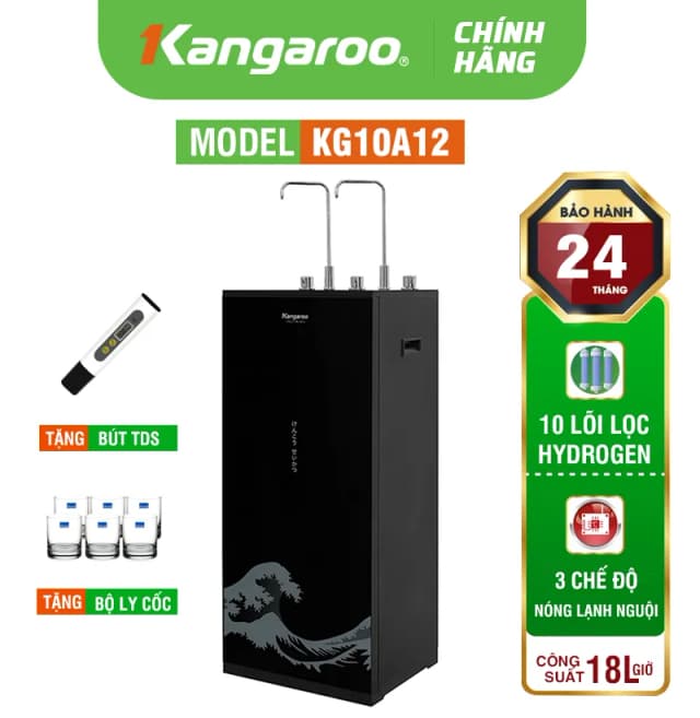 So sánh giá Máy lọc nước RO nóng nguội lạnh Hydrogen Kangaroo KG10A12 10 lõi rẻ nhất? - Ảnh 2