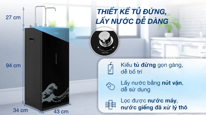 So sánh giá Máy lọc nước RO nóng nguội lạnh Hydrogen Kangaroo KG10A12 10 lõi - Tìm sản phẩm giá rẻ nhất - Ảnh 3