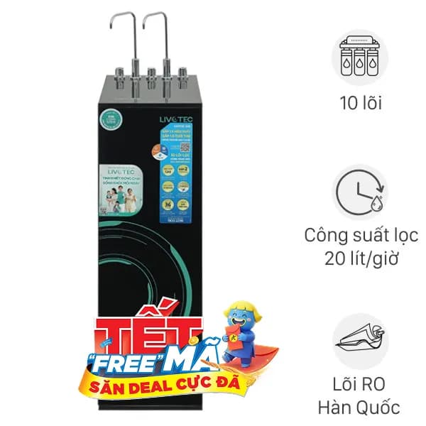 So sánh giá Máy lọc nước RO nóng nguội lạnh Hydrogen Livotec 636 10 lõi rẻ nhất? - Ảnh 2