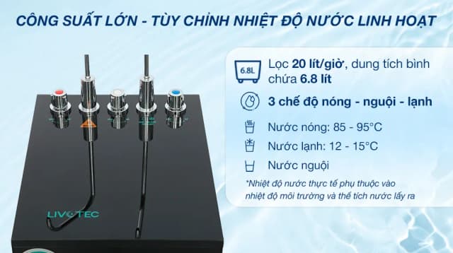 So sánh giá Máy lọc nước RO nóng nguội lạnh Hydrogen Livotec 636 10 lõi rẻ nhất? - Ảnh 17