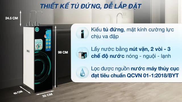 So sánh giá Máy lọc nước RO nóng nguội lạnh Hydrogen Livotec 636 10 lõi rẻ nhất? - Ảnh 3