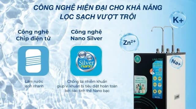 So sánh giá Máy lọc nước RO nóng nguội lạnh Hydrogen Livotec 636 10 lõi rẻ nhất? - Ảnh 9
