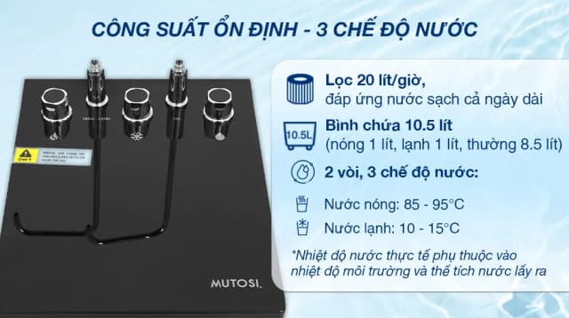 So sánh giá Máy lọc nước RO nóng nguội lạnh Mutosi MP-N911 11 lõi rẻ nhất? - Ảnh 15