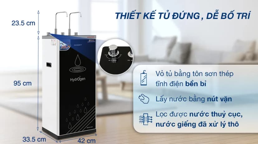 So sánh giá Máy lọc nước RO nóng nguội lạnh Sanaky Inverter VH202HY3 11 lõi - Tìm sản phẩm giá rẻ nhất - Ảnh 1
