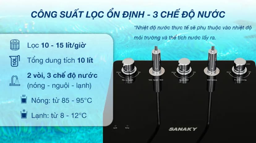 So sánh giá Máy lọc nước RO nóng nguội lạnh Sanaky Inverter VH202HY3 11 lõi - Tìm sản phẩm giá rẻ nhất - Ảnh 9