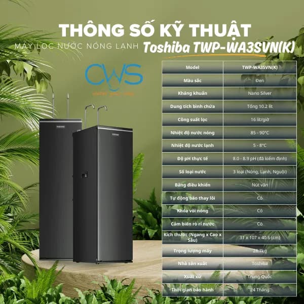 So sánh giá Máy lọc nước RO nóng nguội lạnh Hydrogen Toshiba TWP-WA3SVN(K) 10 lõi rẻ nhất? - Ảnh 20