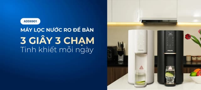 So sánh giá Máy lọc nước RO nóng nguội Philips ADD6901HBK01/90 1 lõi rẻ nhất? - Ảnh 16