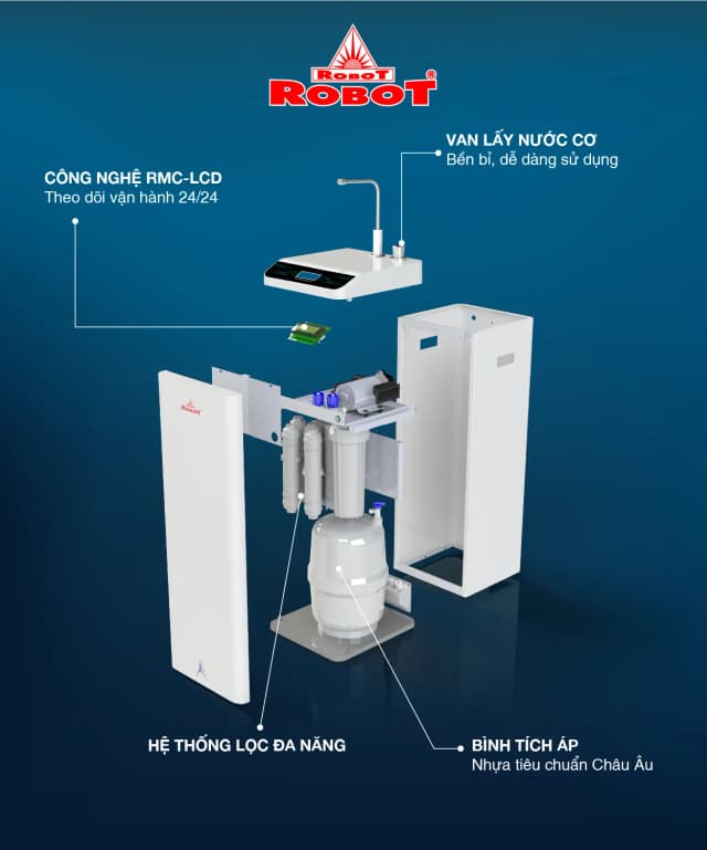 So sánh giá Máy lọc nước RO nóng nguội Hydrogen ROBOT HydroMegaPlus-9X 9 lõi rẻ nhất? - Ảnh 20