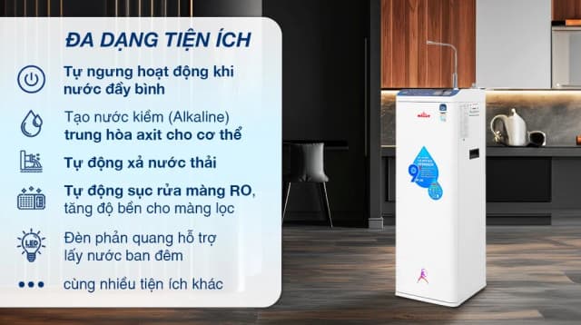 So sánh giá Máy lọc nước RO nóng nguội Hydrogen ROBOT HydroMegaPlus-9X 9 lõi rẻ nhất? - Ảnh 8